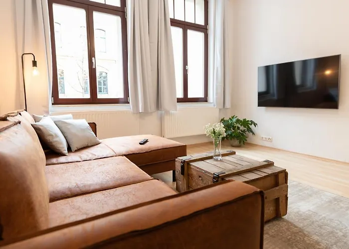 Ko-living - Am Wasserturm - Vintage & Industrial Apartmán *